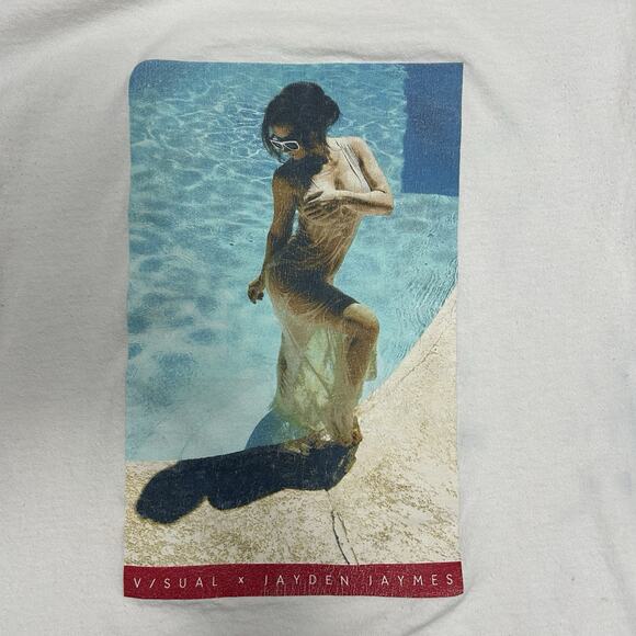 Visual X Jayden Jaymes T Shirt Men's Small Sexy Photo Graphic Streetwear - Picture 3 of 8
